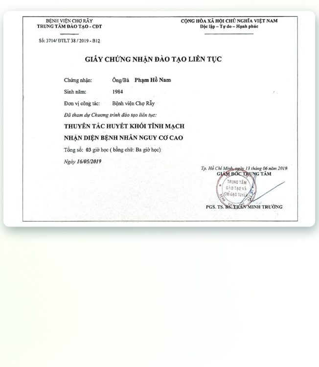 Bác sĩ thẩm mỹ giỏi tham gia đào tạo liên tuc - Phạm Hồ Nam